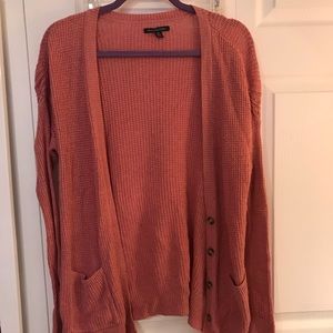 Pink American Eagle cardigan